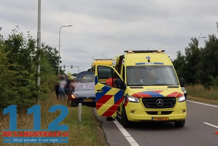 Auto’s botsen op drukke weg bij de Efteling, oprit korte tijd dicht 112 De Langstraat