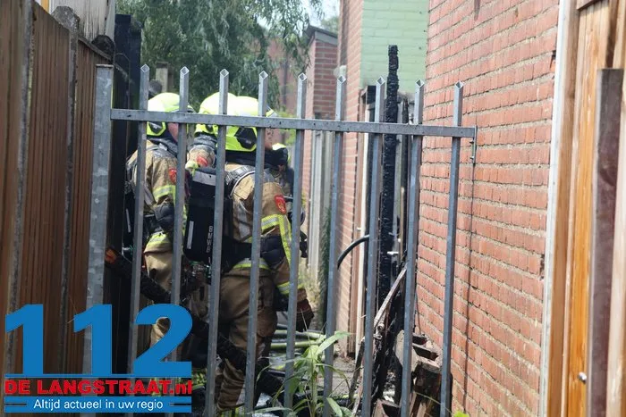 Schuurbrand aan de Erve in Waalwijk zorgt voor flinke rookontwikkeling 112 De Langstraat
