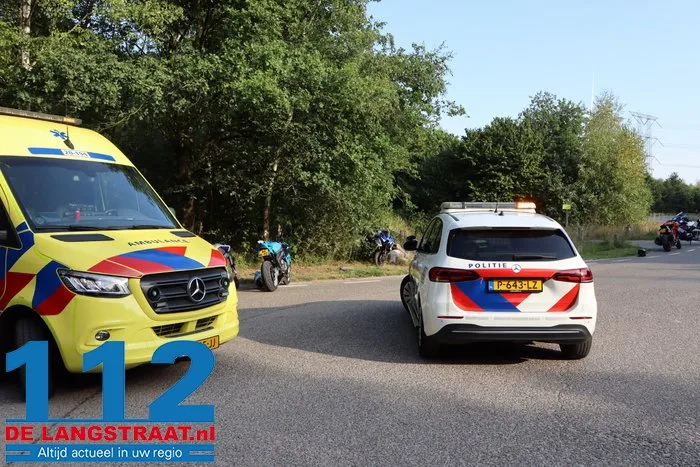 Motorrijder gewond bij val in Loon op Zand, slachtoffer naar het ziekenhuis 3 Motorrijder gewond bij val in Loon op Zand, slachtoffer naar het ziekenhuis 112 De Langstraat