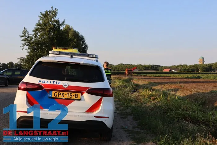 Automobilist rijdt door na aanrijding met wielrenner in Dongen, kentekenplaat blijft achter 3 Automobilist rijdt door na aanrijding met wielrenner in Dongen, kentekenplaat blijft achter 112 De Langstraat