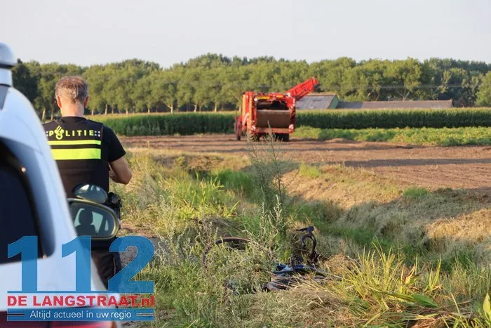 Automobilist rijdt door na aanrijding met wielrenner in Dongen, kentekenplaat blijft achter 4 Automobilist rijdt door na aanrijding met wielrenner in Dongen, kentekenplaat blijft achter 112 De Langstraat