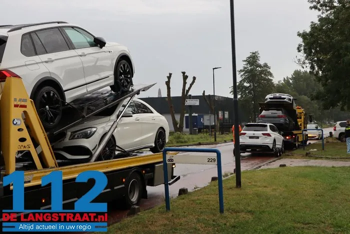 Politie vindt gestolen auto gestript terug en neemt meer wagens in beslag 112 De Langstraat