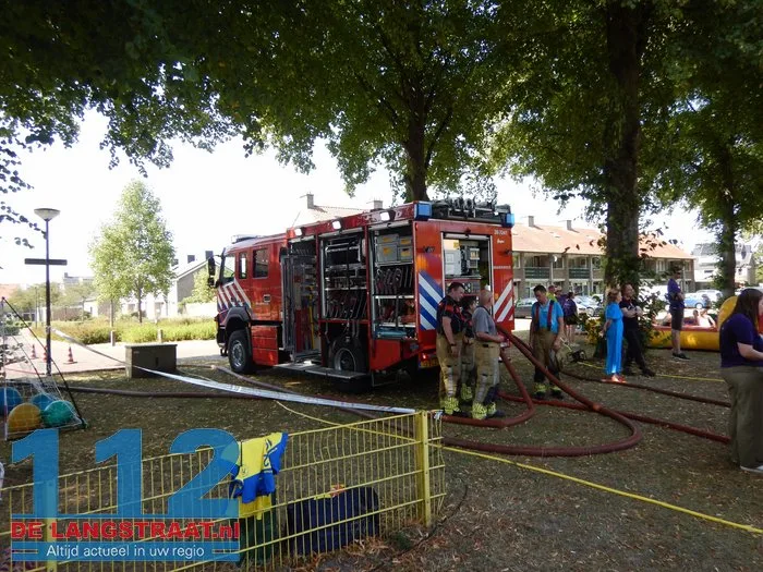 Verfrissende middag met brandweer bij Jeugdpret op Prins Mauritsplein 112 De Langstraat
