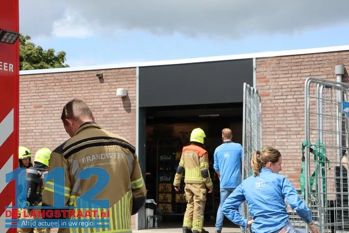 Kortsluiting in koelcel supermarkt Albert Heijn Sprang-Capelle 112 De Langstraat