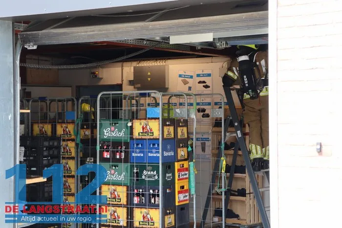 Kortsluiting in koelcel supermarkt Albert Heijn Sprang-Capelle 112 De Langstraat