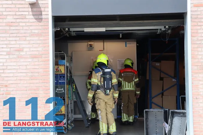 Kortsluiting in koelcel supermarkt Albert Heijn Sprang-Capelle 112 De Langstraat
