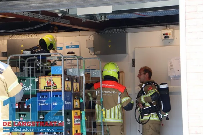 Kortsluiting in koelcel supermarkt Albert Heijn Sprang-Capelle 112 De Langstraat