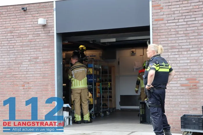 Kortsluiting in koelcel supermarkt Albert Heijn Sprang-Capelle 112 De Langstraat