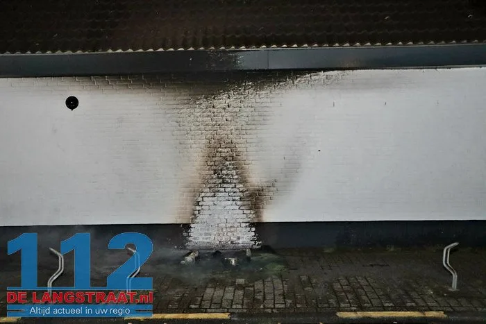 Containerbrand bij Domino’s Pizza Waalwijk zorgt voor schade aan pand 112 De Langstraat