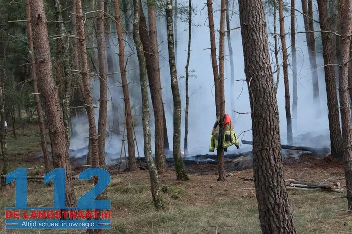 Brandweer bestrijdt bosbrand in bossen tussen Kaatsheuvel en Udenhout 12 Brandweer bestrijdt bosbrand in bossen tussen Kaatsheuvel en Udenhout 112 De Langstraat