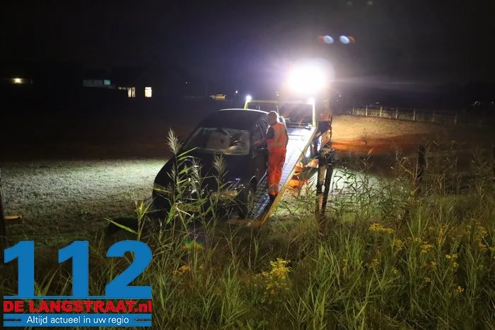 Automobilist belandt in weiland bij ongeluk in Drunen: onder invloed en aangehouden 15 Automobilist belandt in weiland bij ongeluk in Drunen: onder invloed en aangehouden 112 De Langstraat