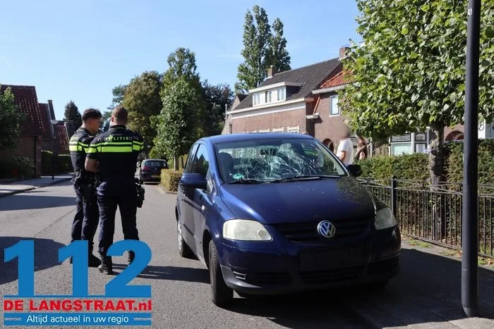 Fietsster geschept door auto Raadhuisstraat Sprang-Capelle 9 Fietsster geschept door auto Raadhuisstraat Sprang-Capelle 112 De Langstraat