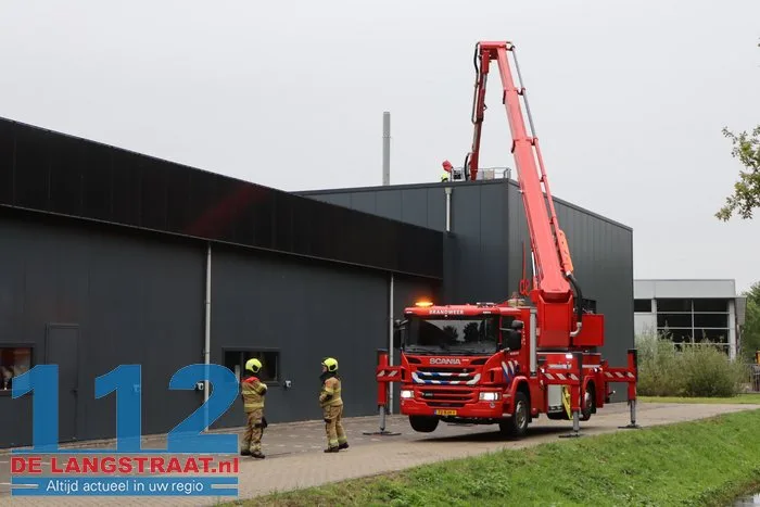 Brand bij koffieleverancier op industrieterrein Nieuwkuijk 3 Brand bij koffieleverancier op industrieterrein Nieuwkuijk 112 De Langstraat