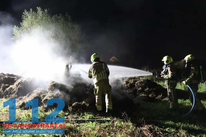 Brandweer druk met drie buitenbranden in Sprang-Capelle 112 De Langstraat