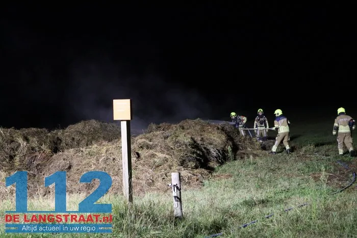 Brandweer druk met drie buitenbranden in Sprang-Capelle 112 De Langstraat
