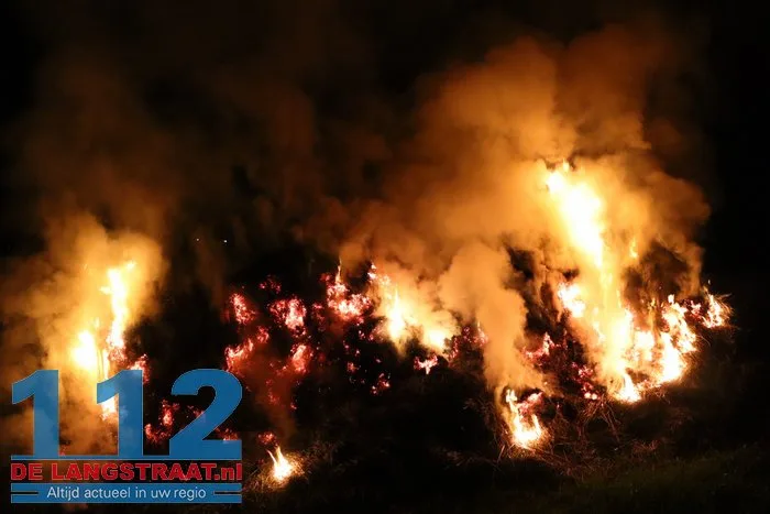 Brandweer druk met drie buitenbranden in Sprang-Capelle 112 De Langstraat