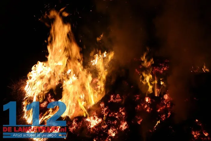 Brandweer druk met drie buitenbranden in Sprang-Capelle 112 De Langstraat