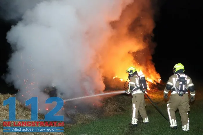Brandweer druk met drie buitenbranden in Sprang-Capelle 112 De Langstraat