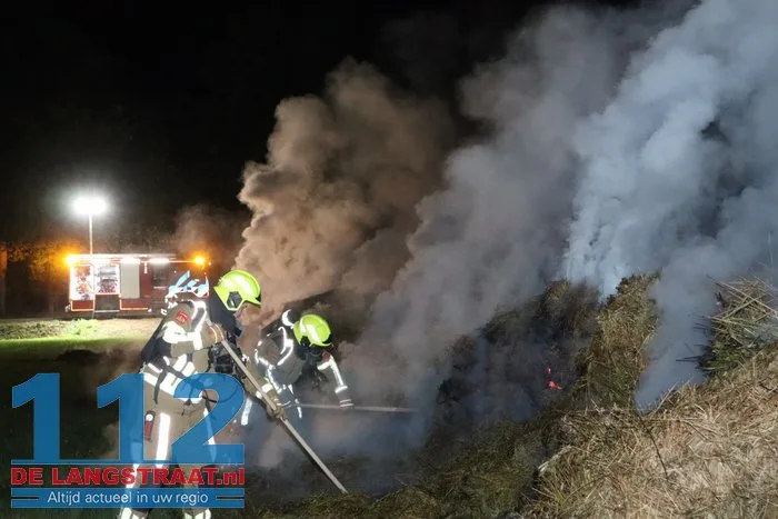 Brandweer druk met drie buitenbranden in Sprang-Capelle 112 De Langstraat