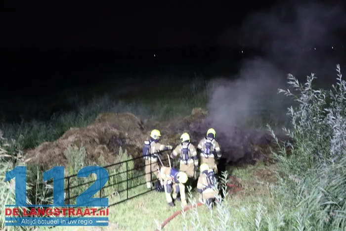 Brandweer druk met drie buitenbranden in Sprang-Capelle 112 De Langstraat