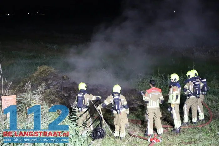 Brandweer druk met drie buitenbranden in Sprang-Capelle 112 De Langstraat
