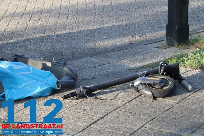 Man op elektrische step aangereden Waalwijk 112 De Langstraat