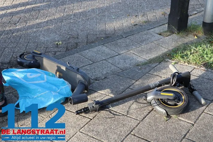 Man op elektrische step aangereden Waalwijk 112 De Langstraat