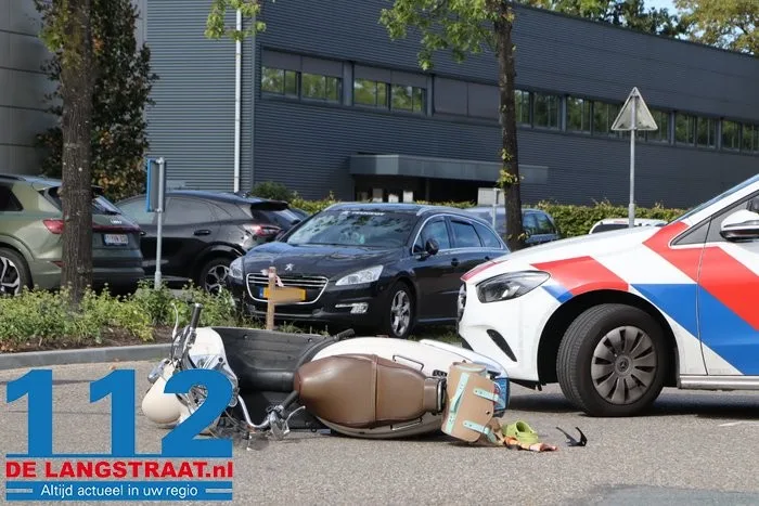 Moeder en kind gewond bij botsing in Kaatsheuvel, ook motorrijder heeft lichte verwondingen 112 De Langstraat