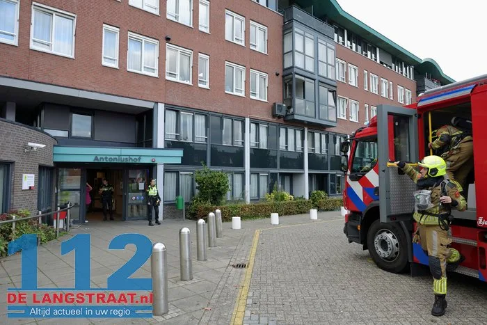 Kleine brand in magnetron bij Antoniushof Waalwijk zorgt voor rookontwikkeling 112 De Langstraat