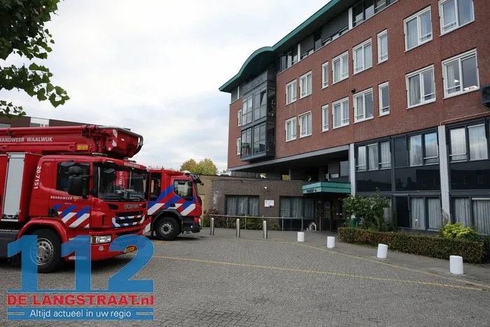 Kleine brand in magnetron bij Antoniushof Waalwijk zorgt voor rookontwikkeling 112 De Langstraat