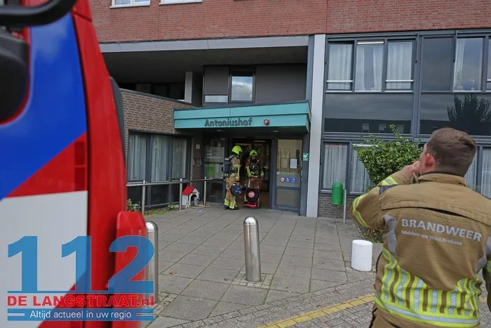 Kleine brand in magnetron bij Antoniushof Waalwijk zorgt voor rookontwikkeling 112 De Langstraat