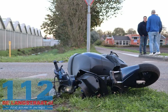 Scooterrijder ernstig gewond na ongeval met auto Tolweg Sprang-Capelle 5 Scooterrijder ernstig gewond na ongeval met auto Tolweg Sprang-Capelle 112 De Langstraat