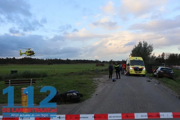 Scooterrijder ernstig gewond na ongeval met auto Tolweg Sprang-Capelle 9 Scooterrijder ernstig gewond na ongeval met auto Tolweg Sprang-Capelle 112 De Langstraat