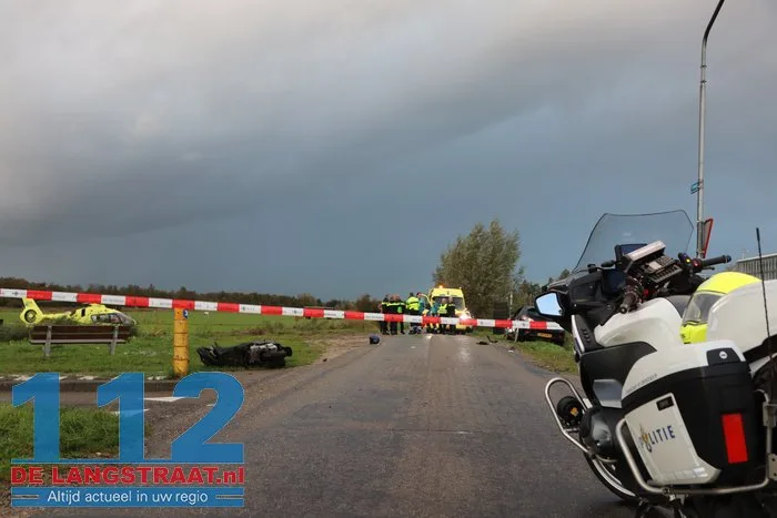 Scooterrijder ernstig gewond na ongeval met auto Tolweg Sprang-Capelle 17 Scooterrijder ernstig gewond na ongeval met auto Tolweg Sprang-Capelle 112 De Langstraat