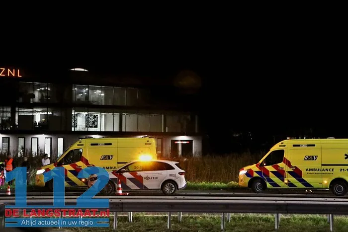 Meerdere ambulances ter plaatse bij ongeval A59 Nieuwkuijk 2 Meerdere ambulances ter plaatse bij ongeval A59 Nieuwkuijk 112 De Langstraat