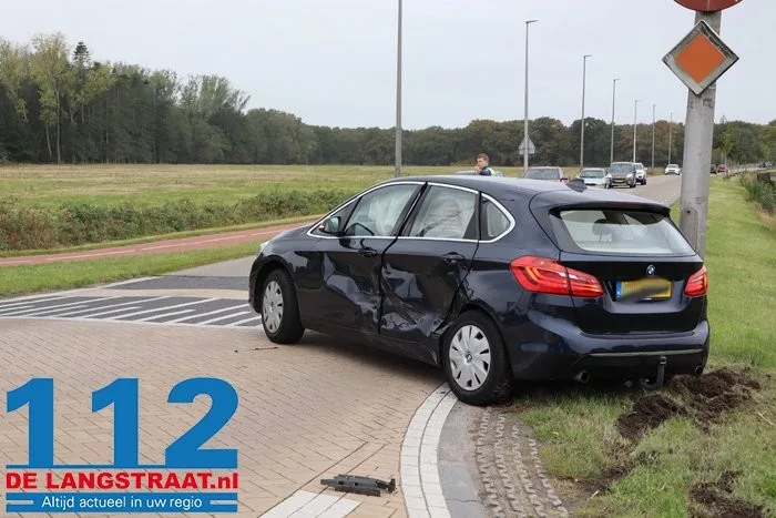 Gewonde en forse schade bij botsing in Drunen 112 De Langstraat