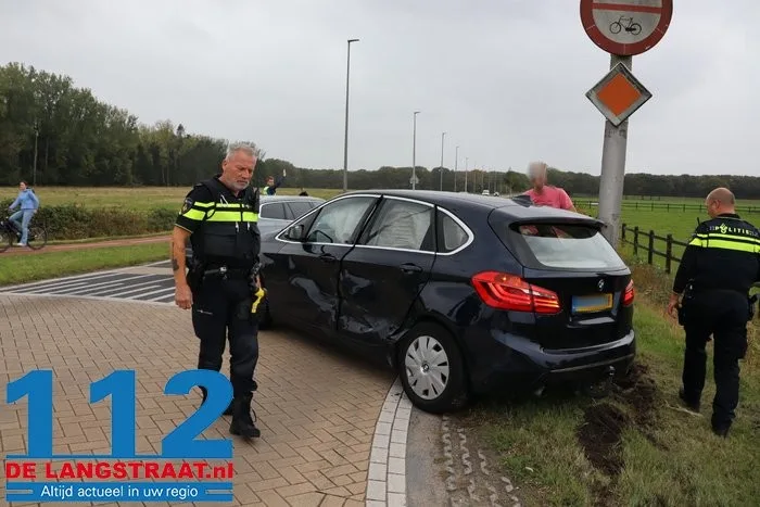 Gewonde en forse schade bij botsing in Drunen 112 De Langstraat