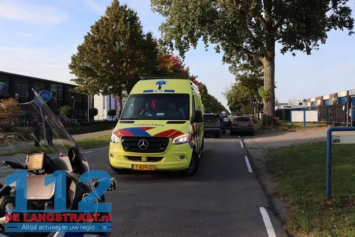 Twee gewonden bij botsing met tankwagen op Sluisweg Waalwijk 112 De Langstraat