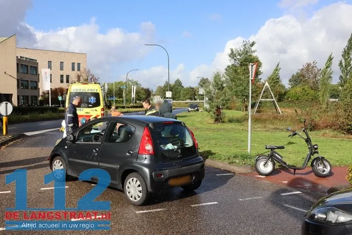 Jongen op e-chopper gewond bij aanrijding op Taxandriaweg in Waalwijk 112 De Langstraat