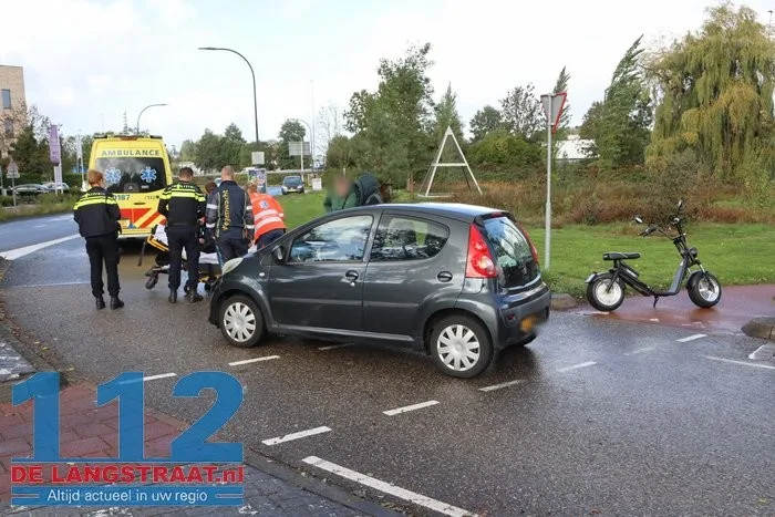 Jongen op e-chopper gewond bij aanrijding op Taxandriaweg in Waalwijk 112 De Langstraat
