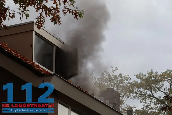 Veel rook bij brand in woning Loon op Zand 6 Veel rook bij brand in woning Loon op Zand 112 De Langstraat