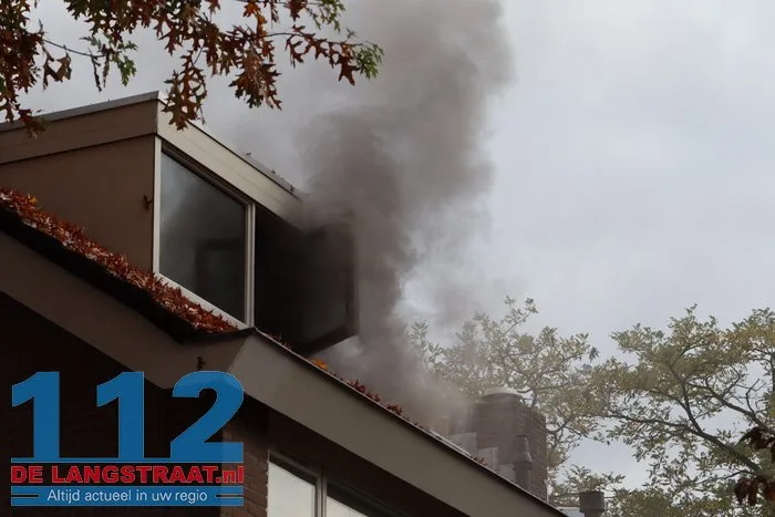 Veel rook bij brand in woning Loon op Zand 7 Veel rook bij brand in woning Loon op Zand 112 De Langstraat