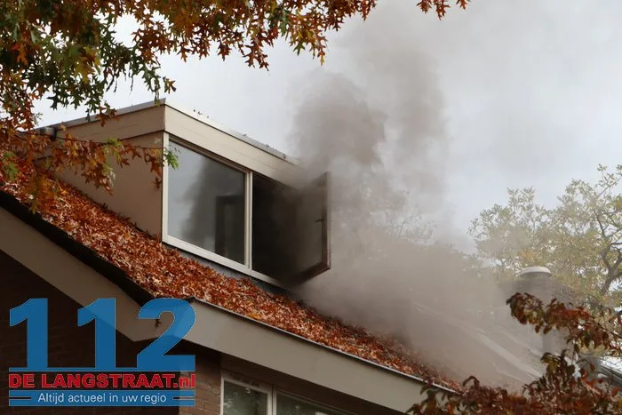 Veel rook bij brand in woning Loon op Zand 8 Veel rook bij brand in woning Loon op Zand 112 De Langstraat