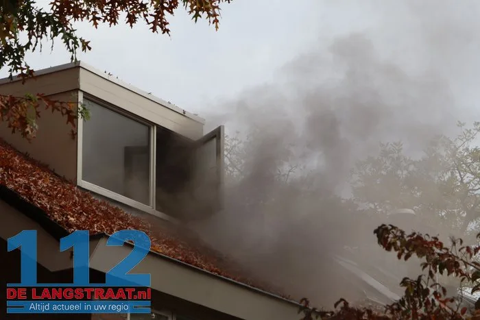 Veel rook bij brand in woning Loon op Zand 10 Veel rook bij brand in woning Loon op Zand 112 De Langstraat