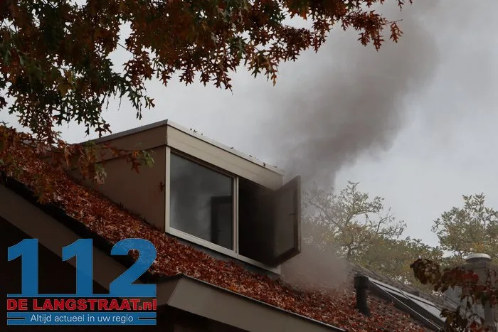 Veel rook bij brand in woning Loon op Zand 11 Veel rook bij brand in woning Loon op Zand 112 De Langstraat