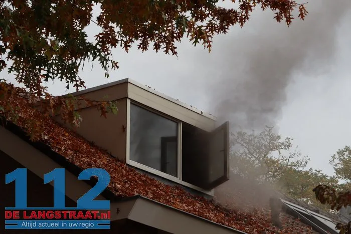 Veel rook bij brand in woning Loon op Zand 12 Veel rook bij brand in woning Loon op Zand 112 De Langstraat