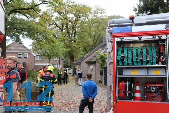 Veel rook bij brand in woning Loon op Zand 14 Veel rook bij brand in woning Loon op Zand 112 De Langstraat