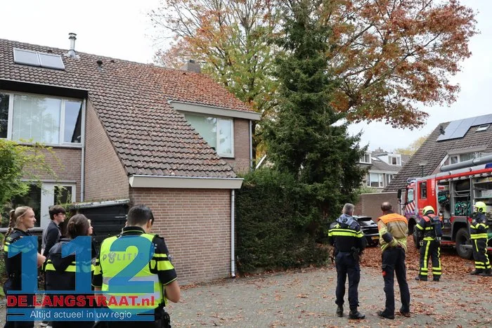Veel rook bij brand in woning Loon op Zand 15 Veel rook bij brand in woning Loon op Zand 112 De Langstraat