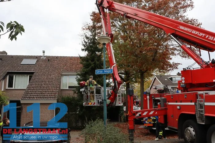 Veel rook bij brand in woning Loon op Zand 18 Veel rook bij brand in woning Loon op Zand 112 De Langstraat