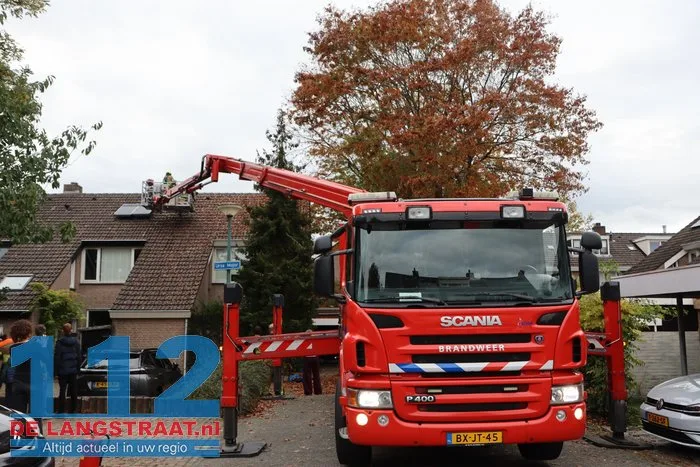 Veel rook bij brand in woning Loon op Zand 19 Veel rook bij brand in woning Loon op Zand 112 De Langstraat